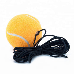 Balle de tennis d'entraînement avec corde élastique
