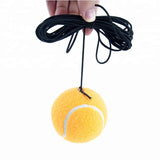 Balle de tennis d'entraînement avec corde élastique